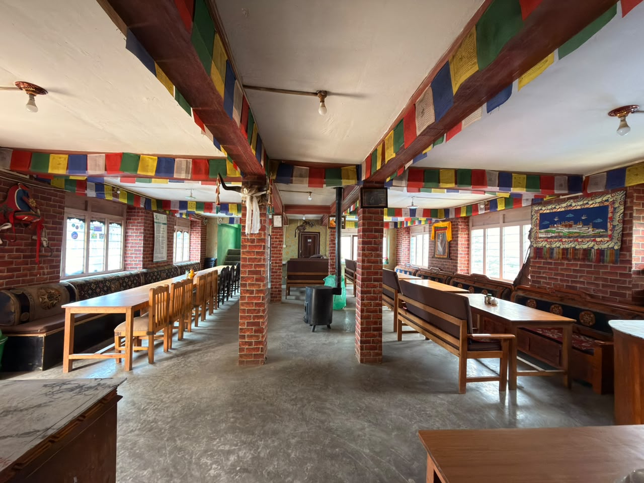 Dining hall at Hotel Snowlion