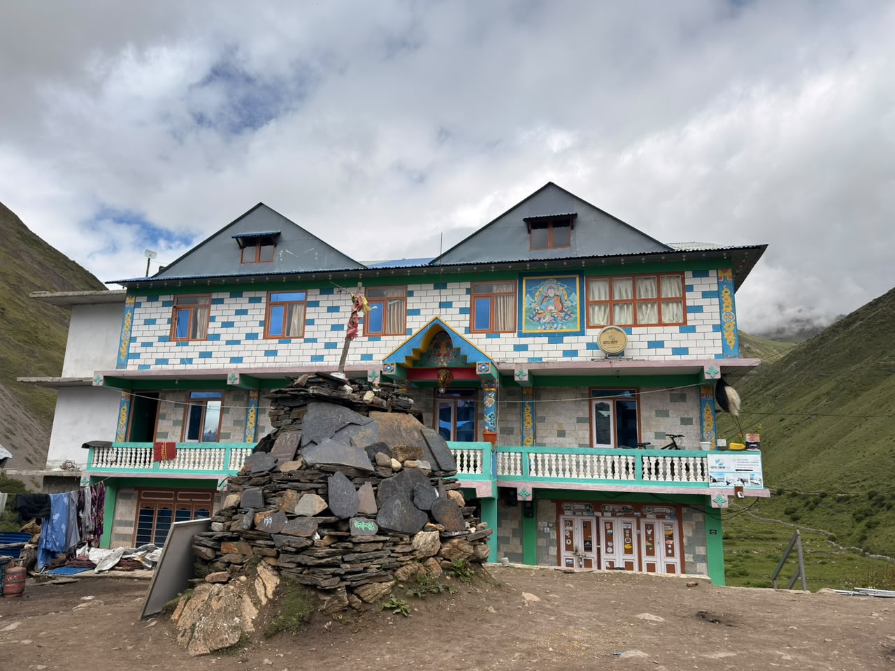 Hotel Snowlion in Samdo Village, Gorkha